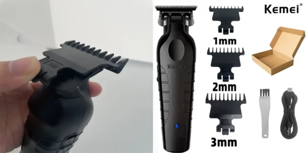 Recortadora de pelo inalámbrica Kemei