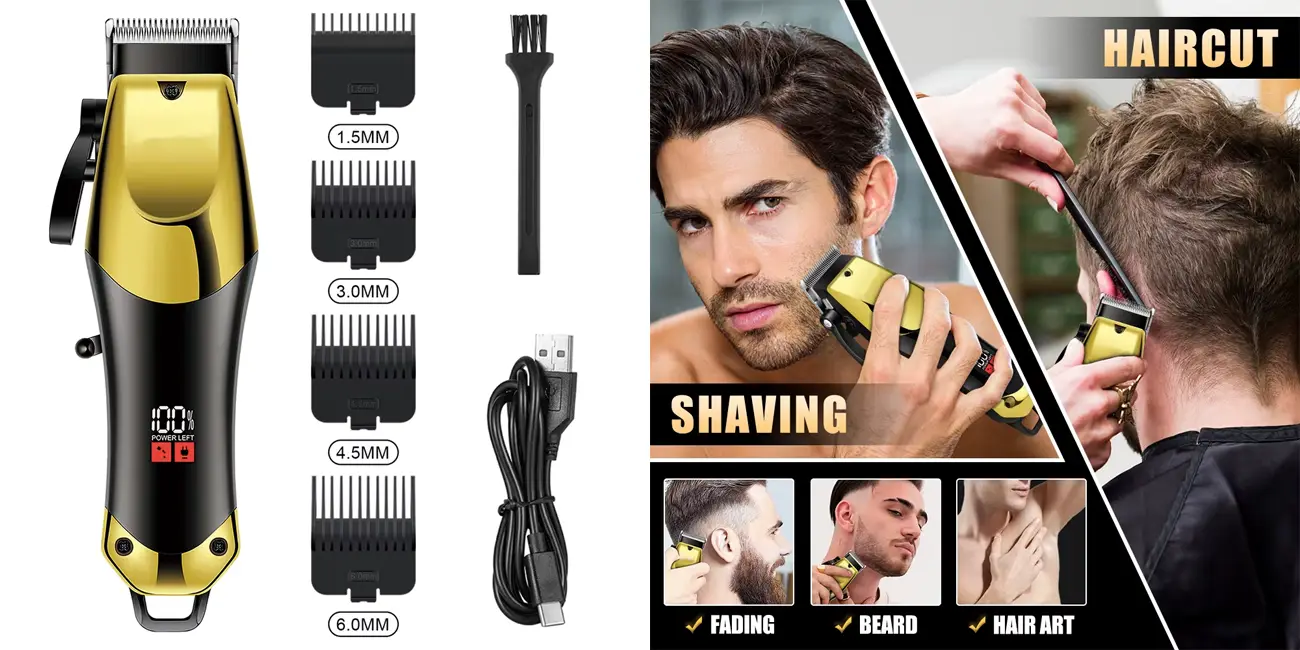 Cortapelos inalámbrico ANZ con 4 peines guía