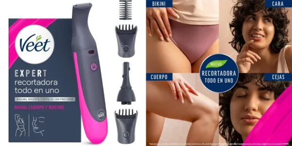 Recortadora VEET Todo en Uno para bikini, cuerpo y rostro