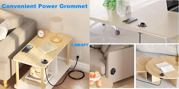 Regleta empotrable Sewingvr con USB-C 20W y USB 18W