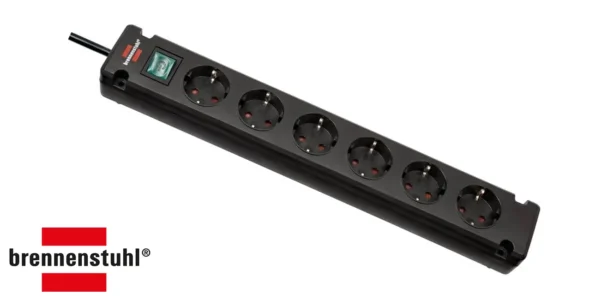 Regleta de 6 enchufes Brennenstuhl Bremountapor