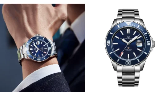 reloj Seagull Ocean Series de acero inoxidable