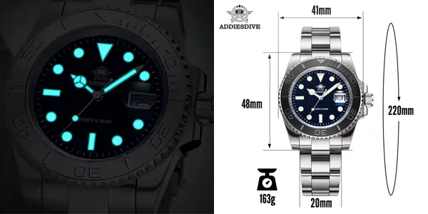 Reloj analógico ADDIESDIVE BGW9 para hombre