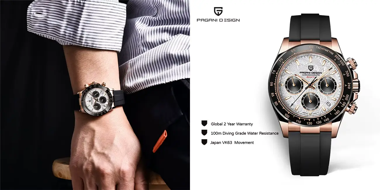 Reloj analógico PAGANI DESIGN VK63