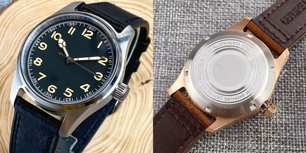 Reloj automático Tandorio NH35 para hombre