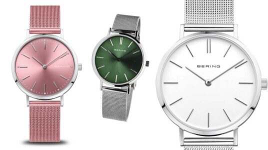 Reloj Bering con movimiento de cuarzo para mujer