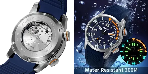 Reloj de buceo automático BERNY AM339M