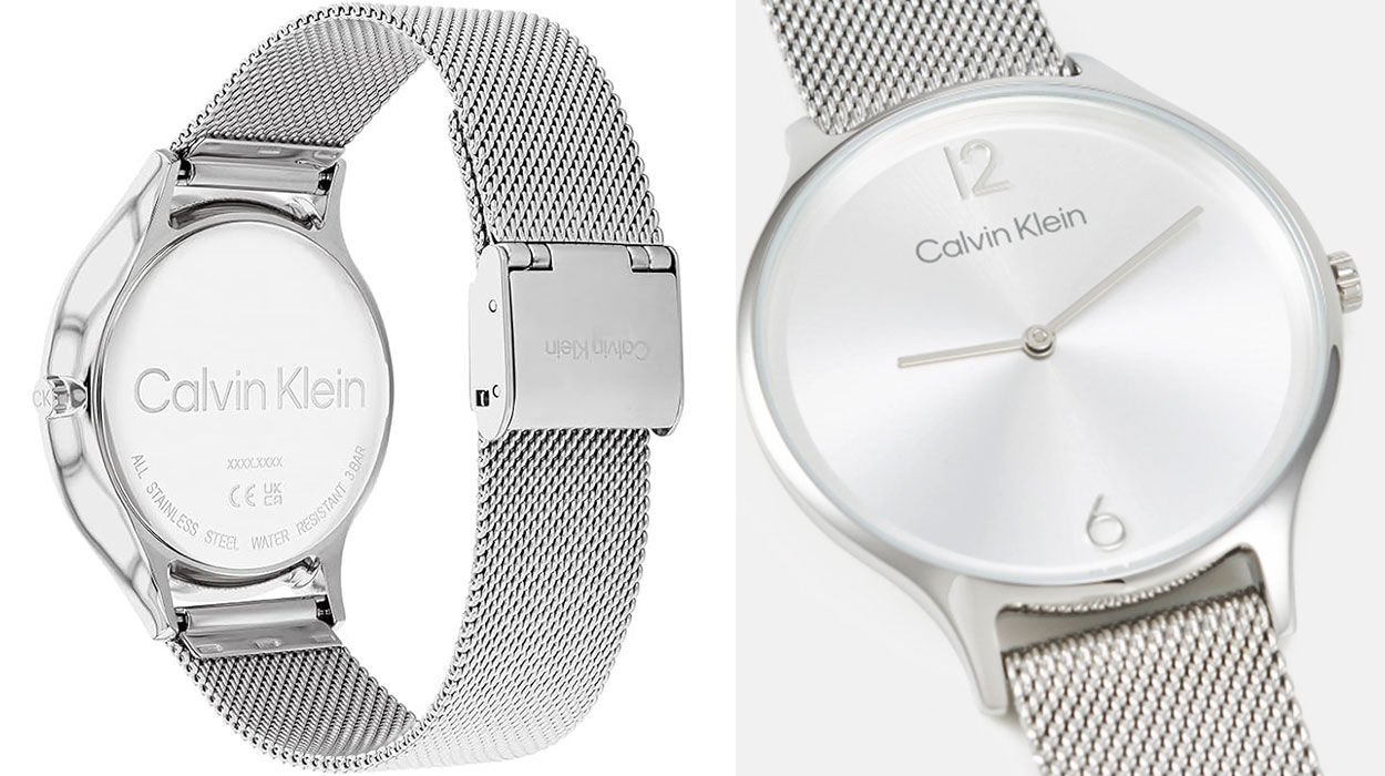 Reloj Calvin Klein Timeless Mesh para mujer barato