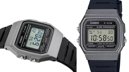 Reloj digital vintage CASIO F-91WM-1BDF al mejor precio