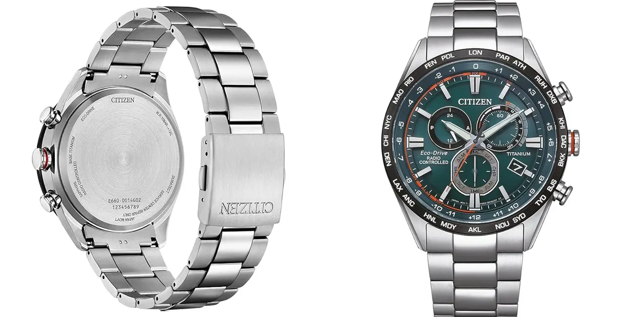 Reloj Citizen Chronograph Promaster Sky Funkuhr Eco Drive Super Titanium