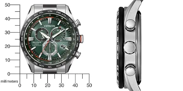 Reloj Citizen Chronograph Promaster Sky Funkuhr Eco Drive Super Titanium