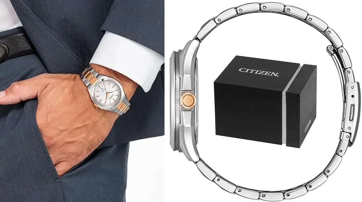 Reloj de cuarzo Citizen AW1756-89A en acero para hombre barato