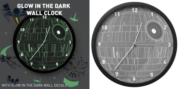 Reloj de pared Estrella de la Muerte de Star Wars