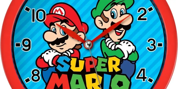 Chollo reloj de pared super mario