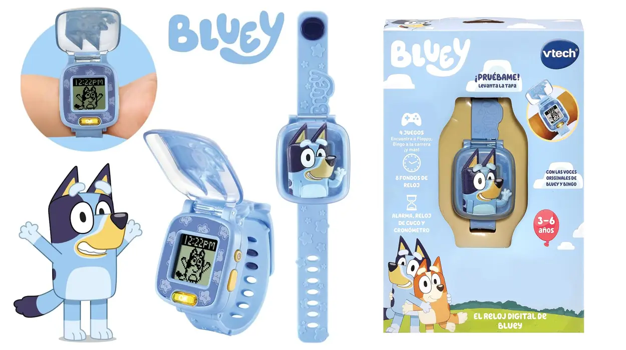 Reloj digital educativo Bluey Vtech barato