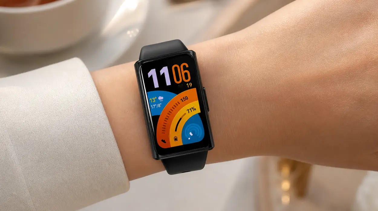Reloj inteligente Huawei Band 11 Pro con pantalla AMOLED y seguimiento de frecuencia cardíaca