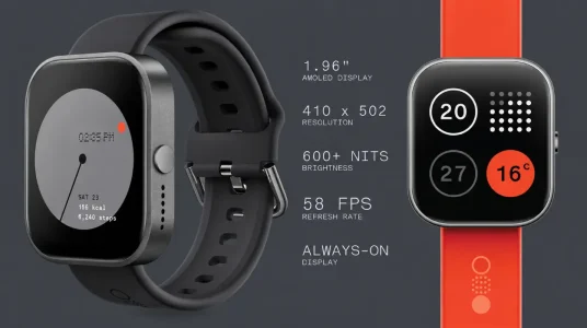 Reloj inteligente CMF by Nothing Watch Pro con pantalla AMOLED y GPS multisistema