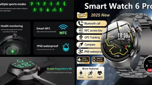 Smartwatch Paearofero 6 Pro