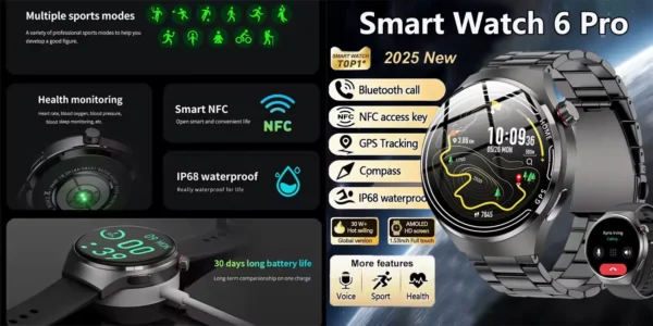 Smartwatch Paearofero 6 Pro