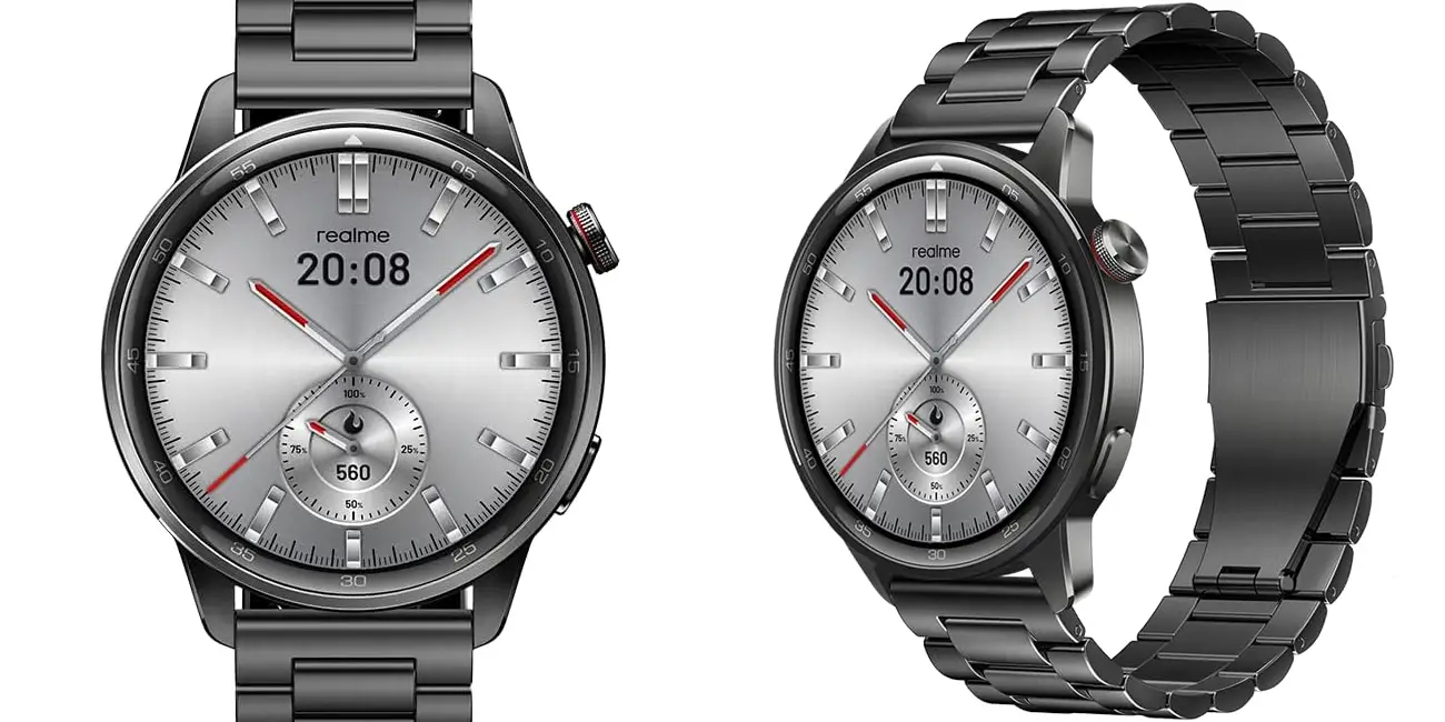 Realme Watch S2 con correa metálica