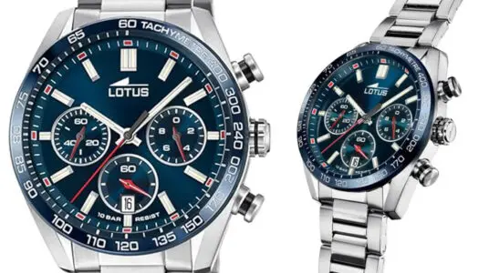 Reloj Lotus 18916/4 Chrono de acero inoxidable barato