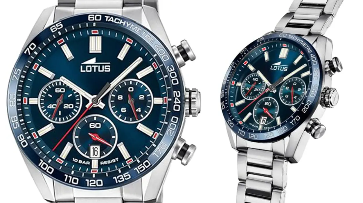 Reloj Lotus 18916/4 Chrono de acero inoxidable barato