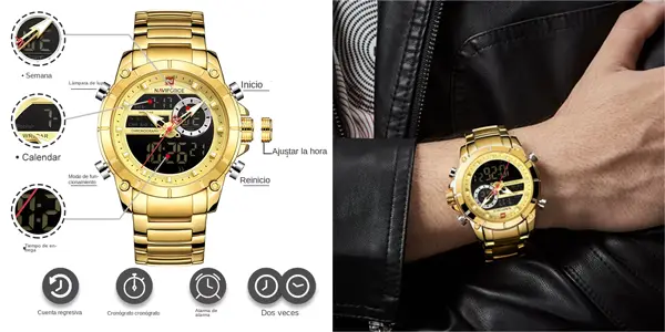 Reloj analógico NAVIFORCE NF9163