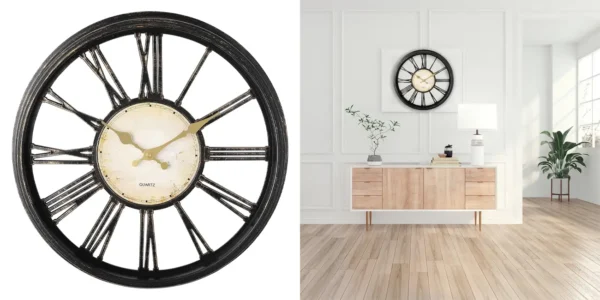 Reloj de pared DIYZON de estilo vintage
