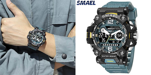 Reloj digital deportivo SMAEL 8072 para hombre