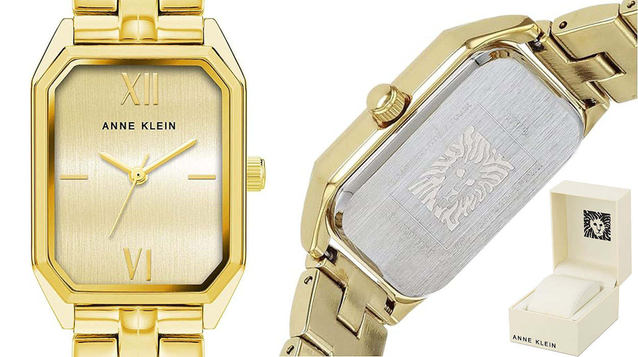 Reloj de pulsera Anne Klein 3774CHGB barato