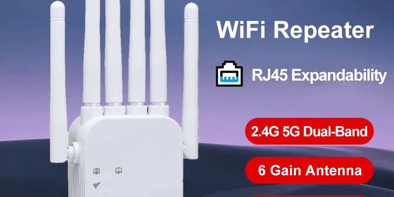 Repetidor WiFi Kebidumei 1200Mbps