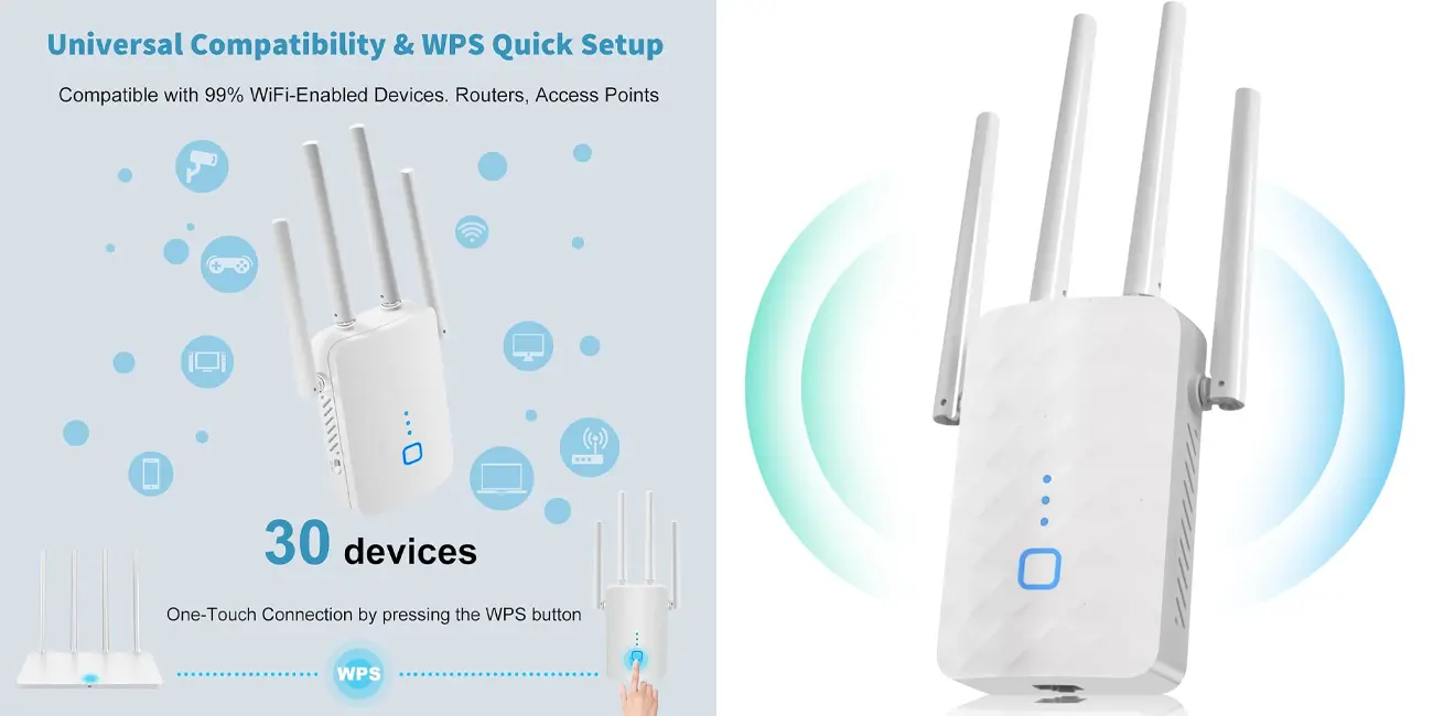 Repetidor WiFi MEETOWN 1200M