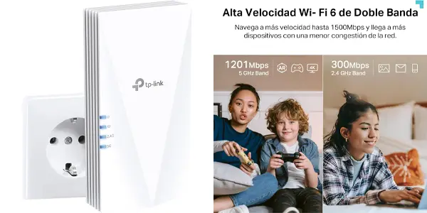 Repetidor WiFi TP-Link RE500X AX1500