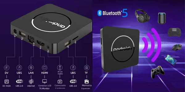 Reproductor multimedia Android TV