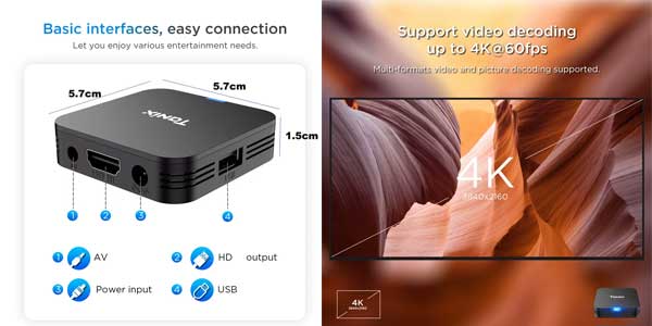 Reproductor multimedia Tanix TX1 oferta