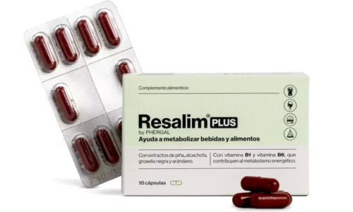 Complemento alimenticio Resalim PLUS para ayudar a metabolizar bebidas y alimentos barato en Amazon