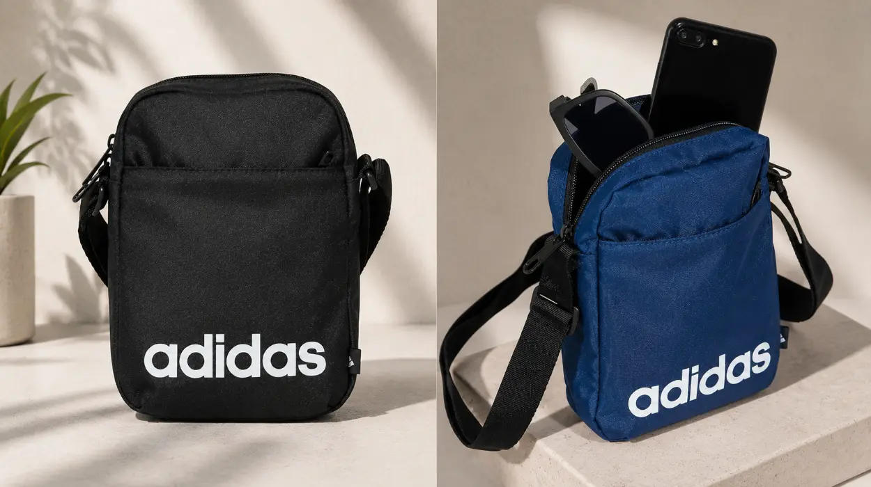 No más bolsillos llenos: lleva todo en este bolso bandolera Adidas Linear