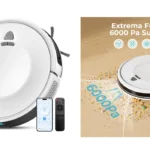 robot aspirador E2 con mapeo y 6000 Pa