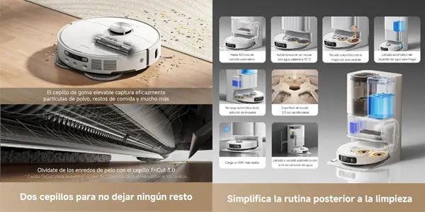 Robot aspirador y fregasuelos DREAME L40 Ultra Ae