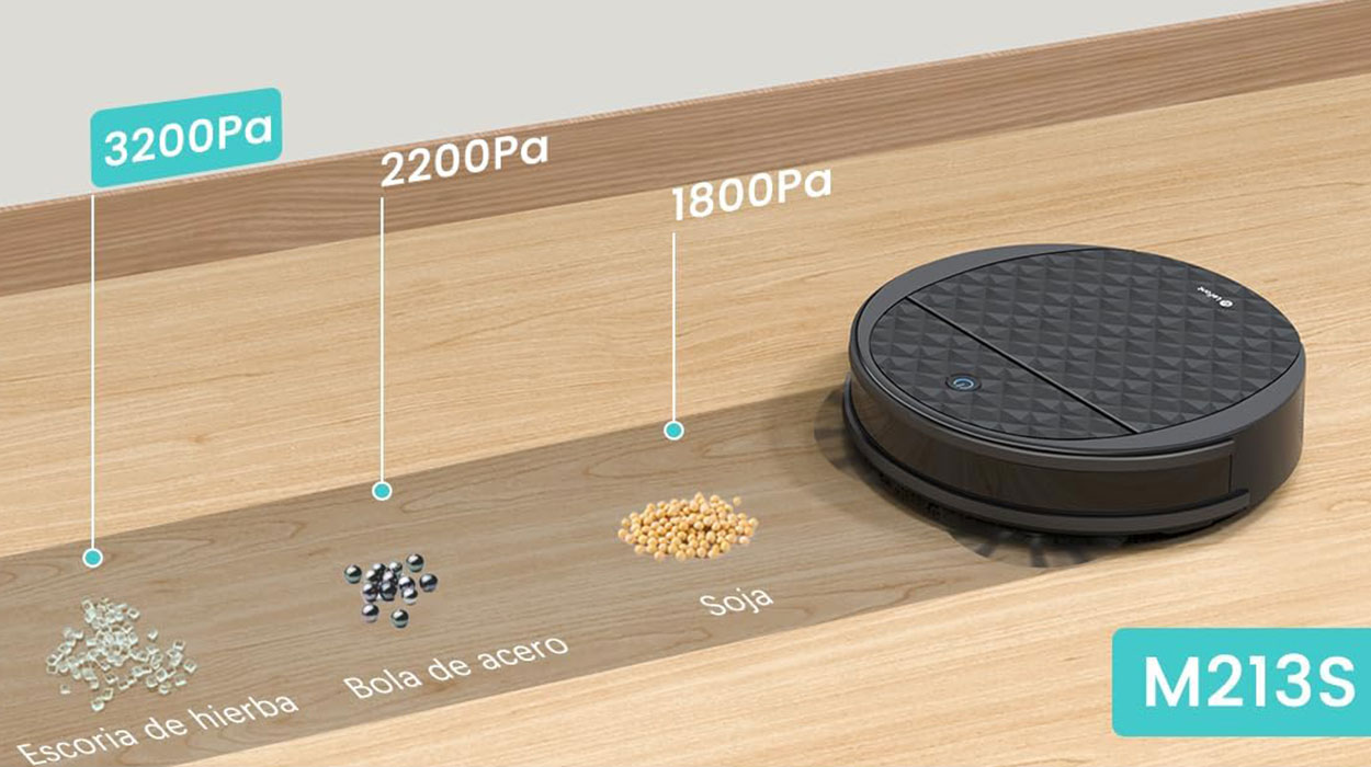 Robot aspirador y friegasuelos Lefant M213S de 3.200 Pa