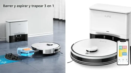 Robot aspirador ilife A30 PRO con estación de vaciado