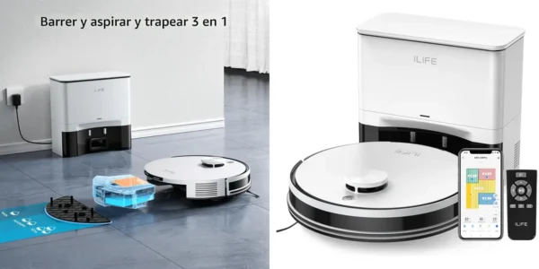 Robot aspirador ilife A30 PRO con estación de vaciado