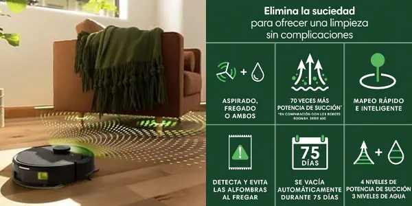 iRobot Roomba 105 Combo con base AutoEmpty