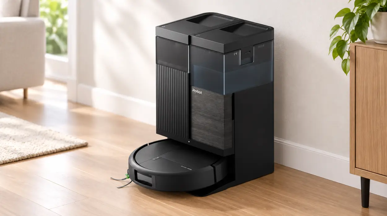 Robot aspirador y fregador Roomba Plus 576 Combo con base de autolavado y autovaciado
