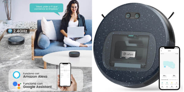 Robot aspirador y fregasuelos Lefant F1