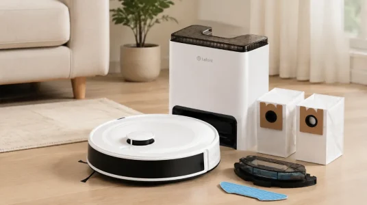 Robot aspirador y fregasuelos Lefant M2 Plus con succión de 6000 Pa