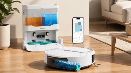 Lefant M210 Omni: robot aspirador y fregasuelos con succión de 20000 Pa, cero enredos y depósito de 800 ml