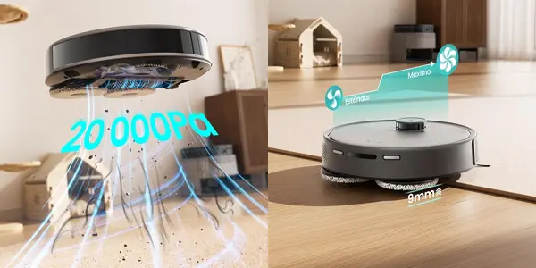 Robot aspirador y friegasuelos LEFANT M3 MAX