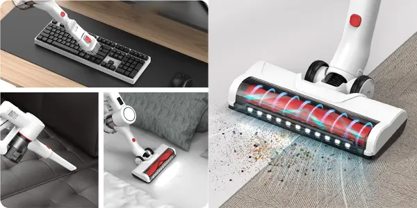 Aspirador escoba inalámbrico MFJUNS 32KPa