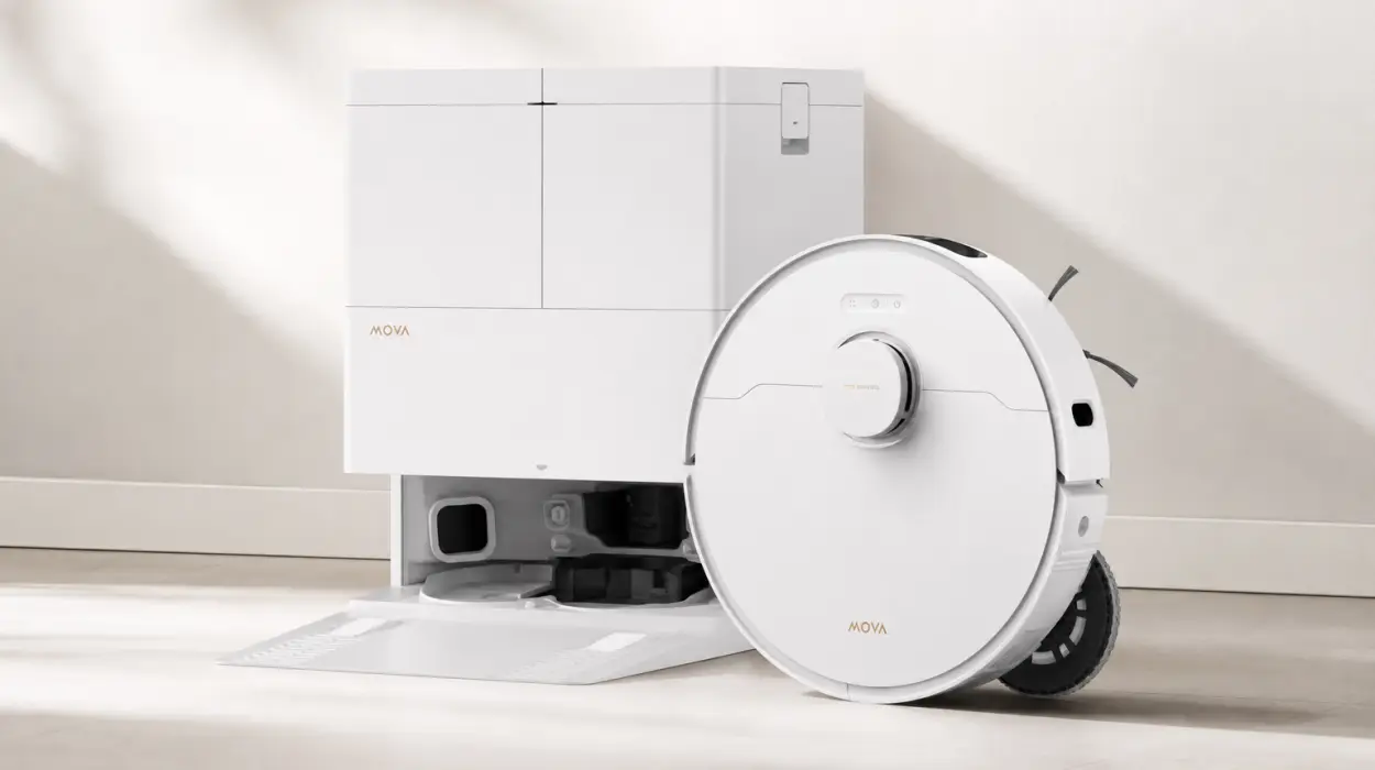 Robot aspirador MOVA E50 Pro Ultra potentísimo de 30.000 Pa y fregado